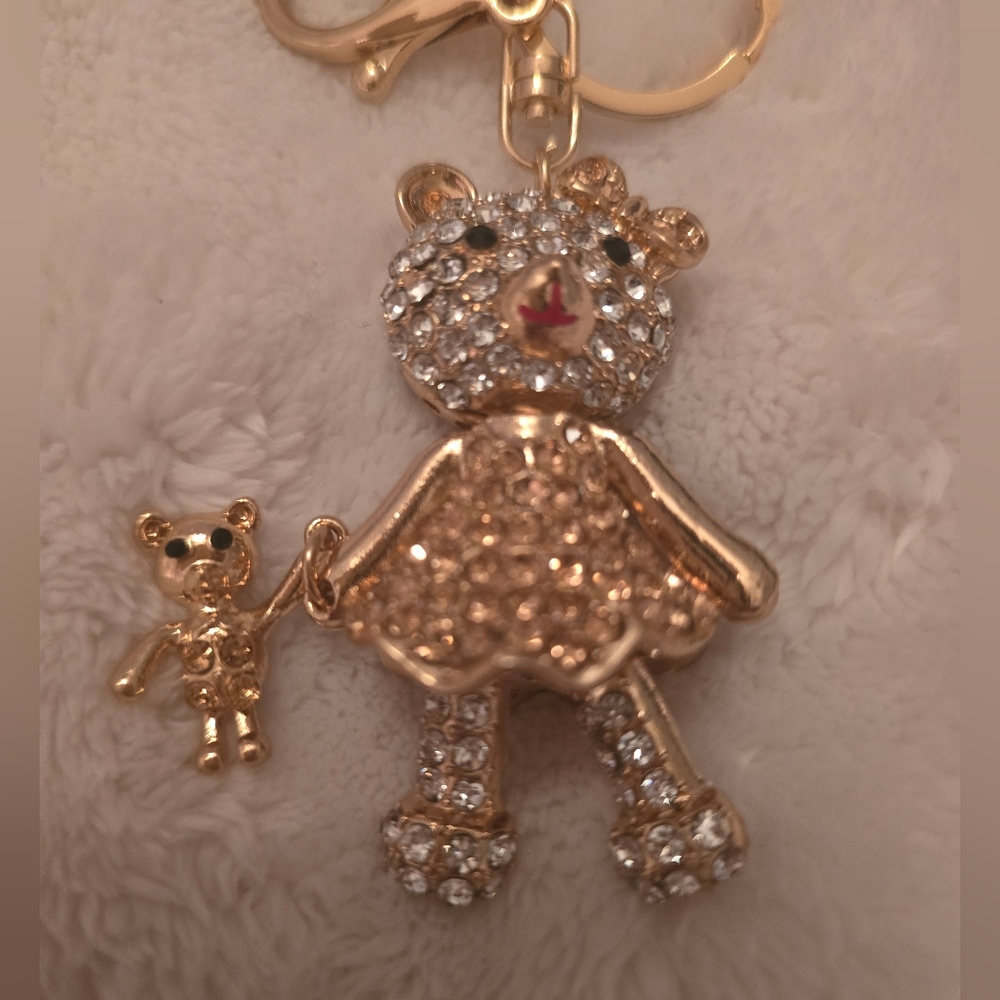 Teddy Bear Bag Charm